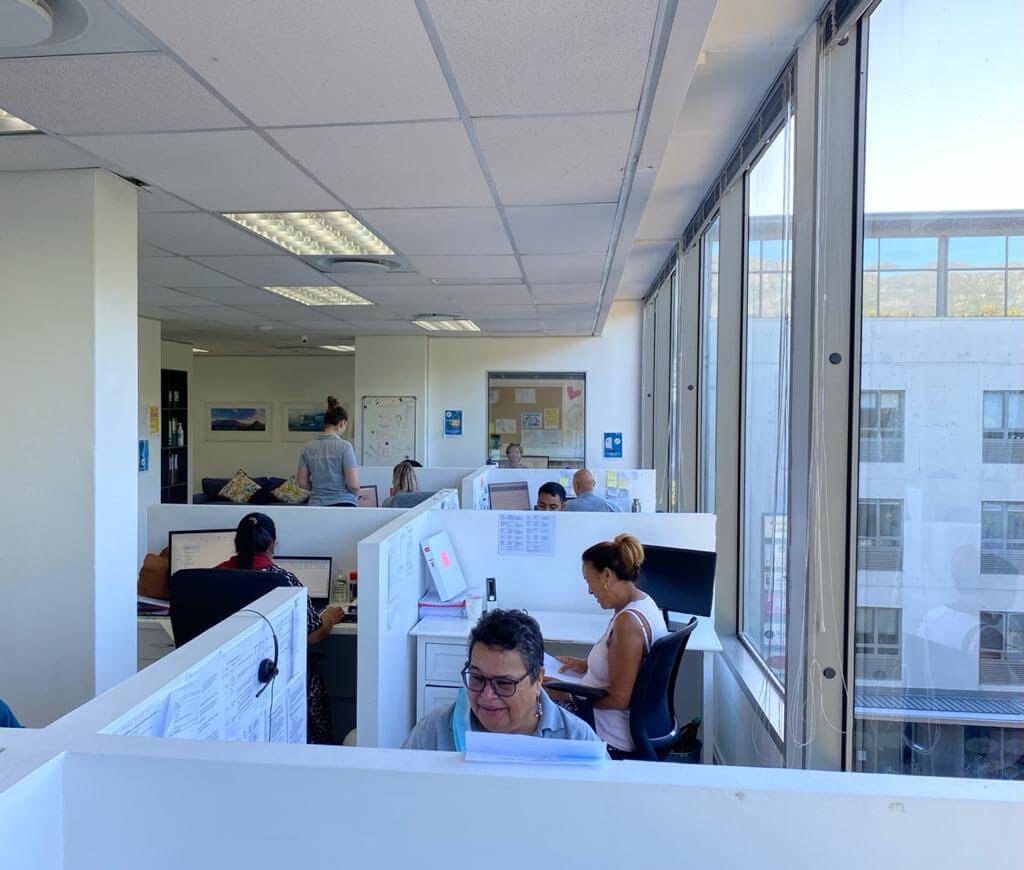 MedX account managers at work in the Claremont office