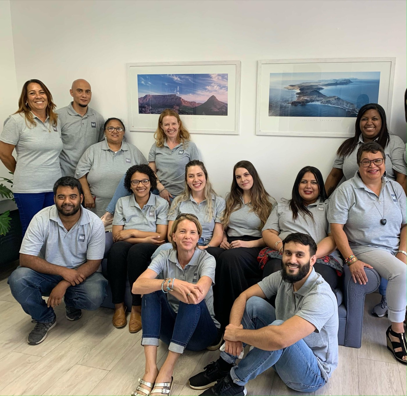 The MedX team gathered at the Claremont office